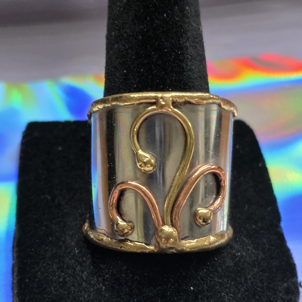 Ring‎ Brass & Copper Cuff Item# 0068